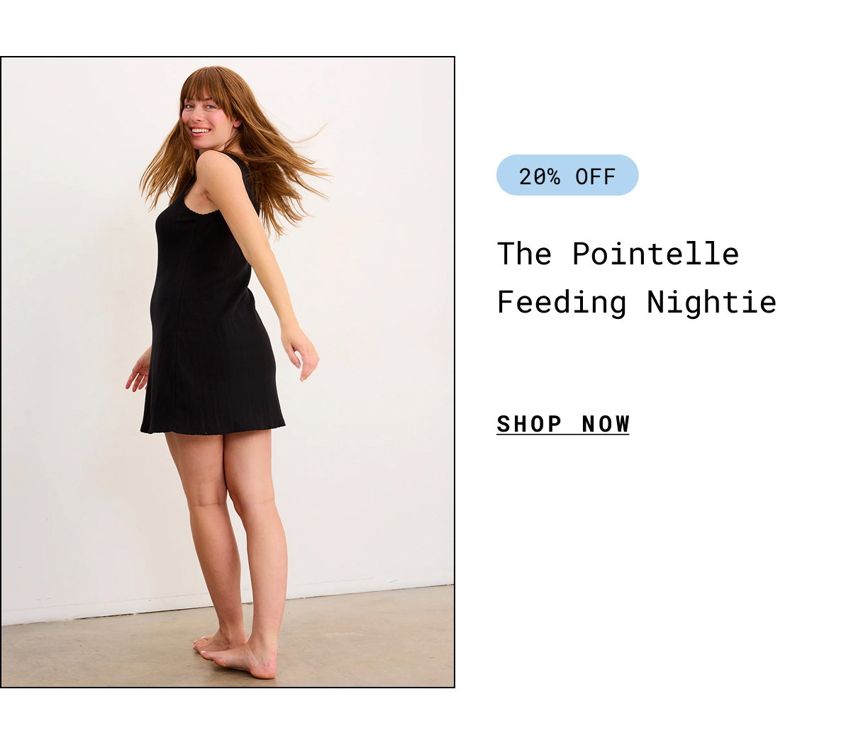The Pointelle Feeding Nightie