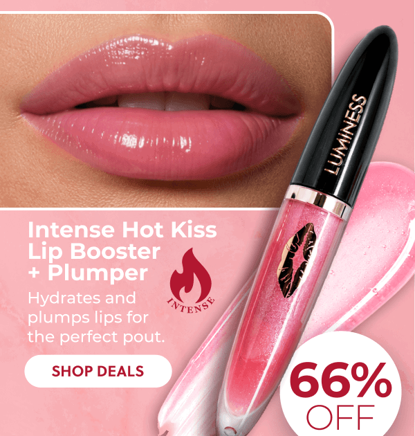 Intense Hot Lip Booster + Plumper: Plumps and hydrates lips for the perfect pout.