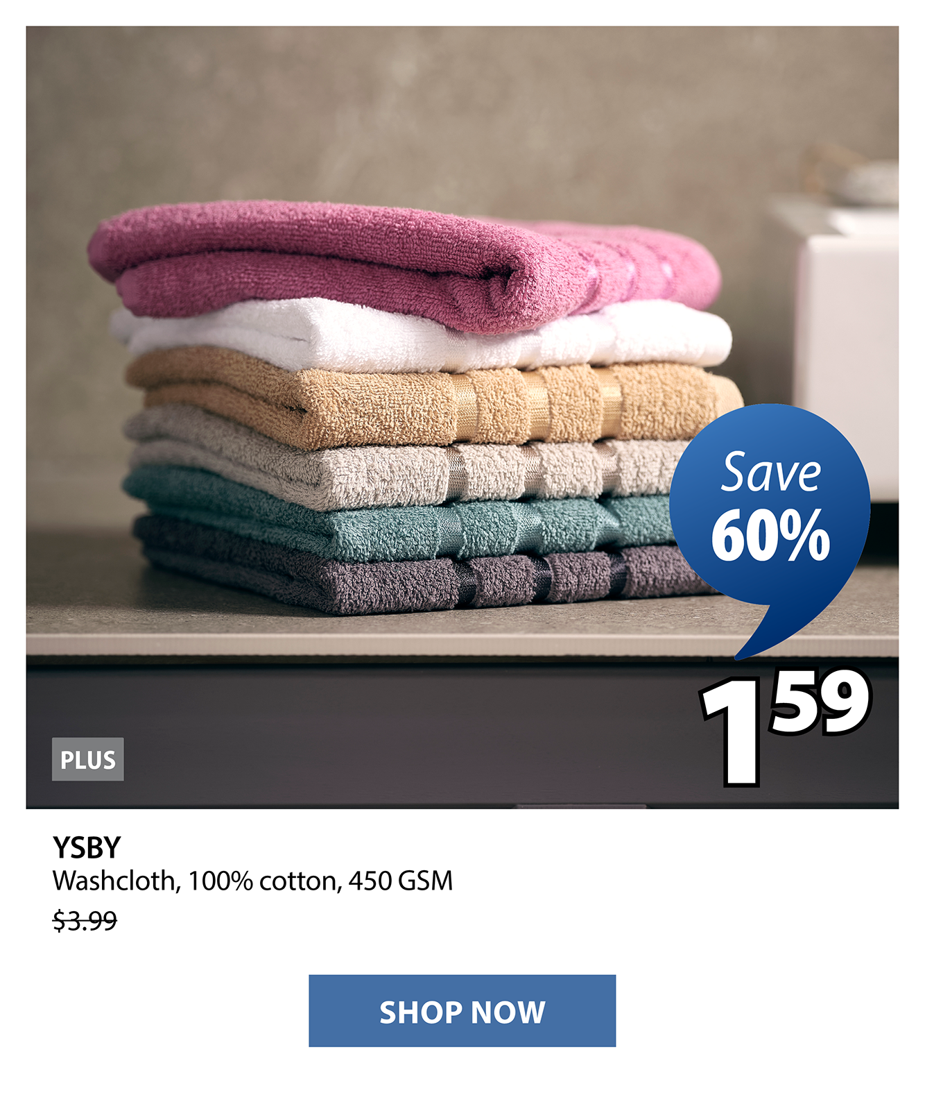 YSBY Washcloth | Save 60%