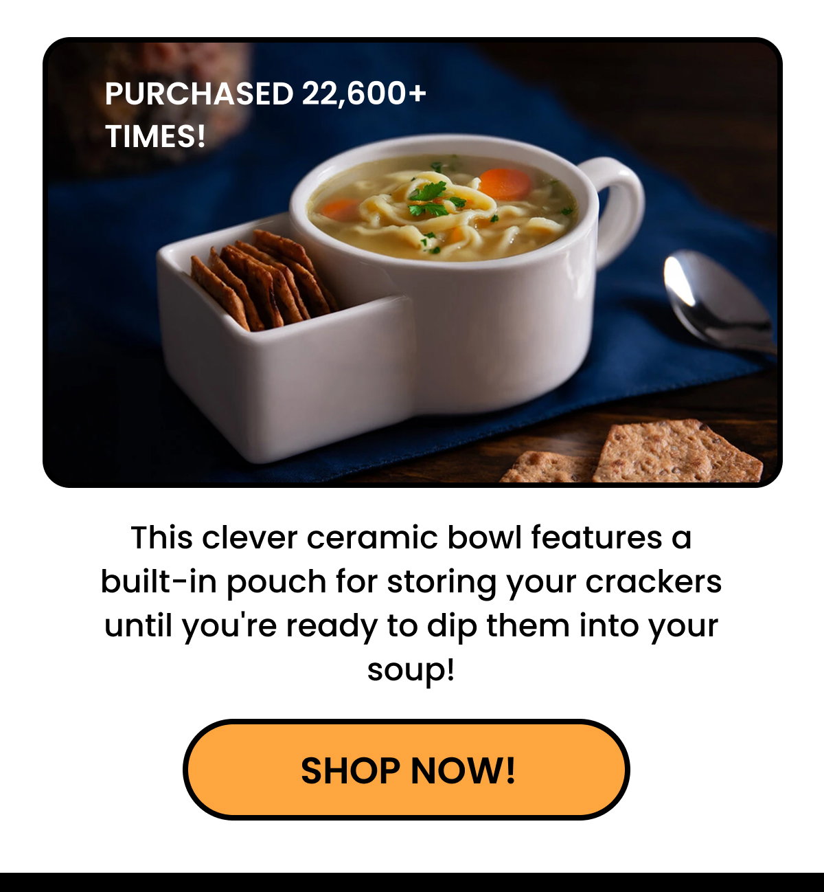 Soup & Cracker Mug!