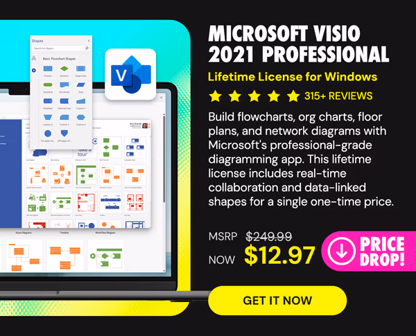 Microsoft Visio 2021 Professional: Lifetime License for Windows