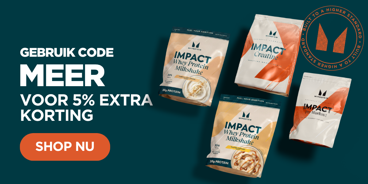 Gebruik code: MEER voor 5% extra korting