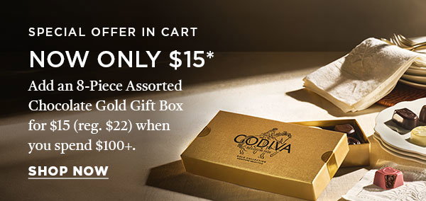 Assorted Chocolate Gold Gift Box, 8pc.