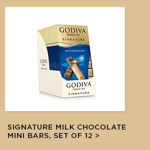 Signature Milk Chocolate Mini Bars, Set of 12