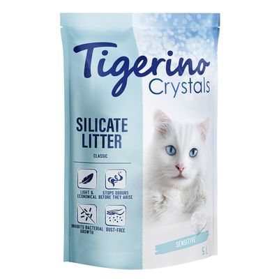 Tigerino Crystals Cat Litter – Classic Sensitive (Unscented)