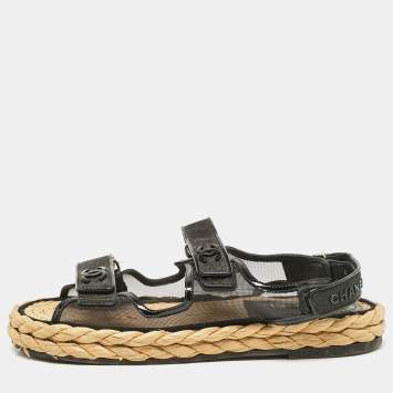 Black Mesh and Patent Leather 