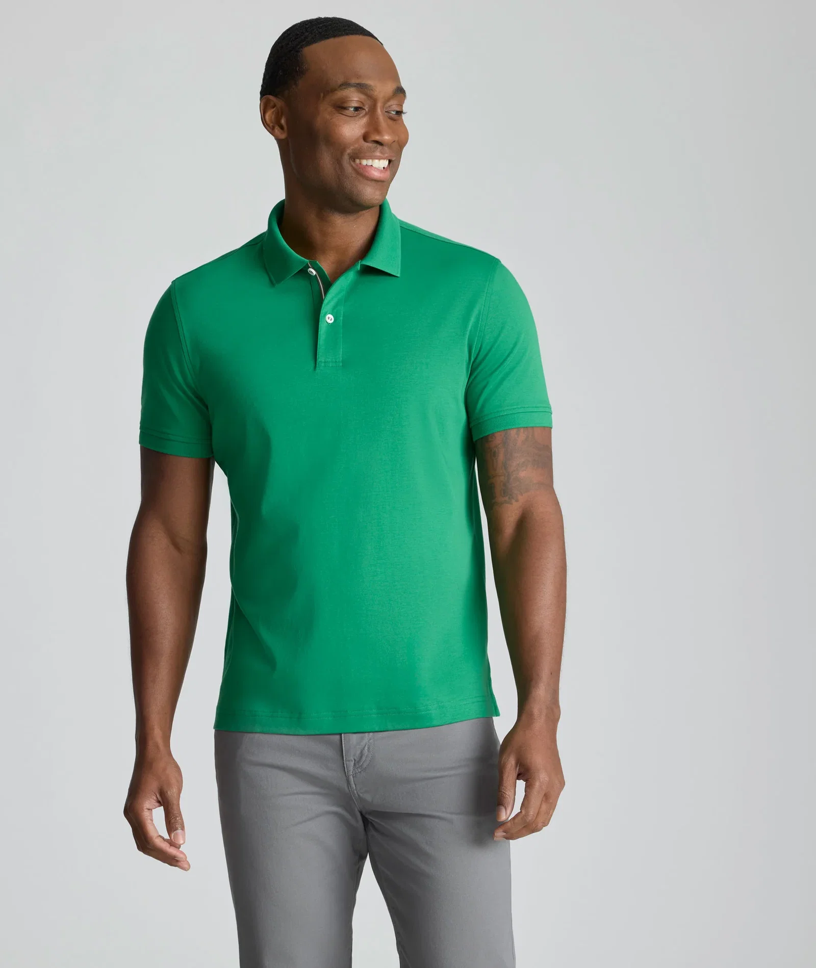 Image of Wrinkle-Free Damaschino Polo - FINAL SALE