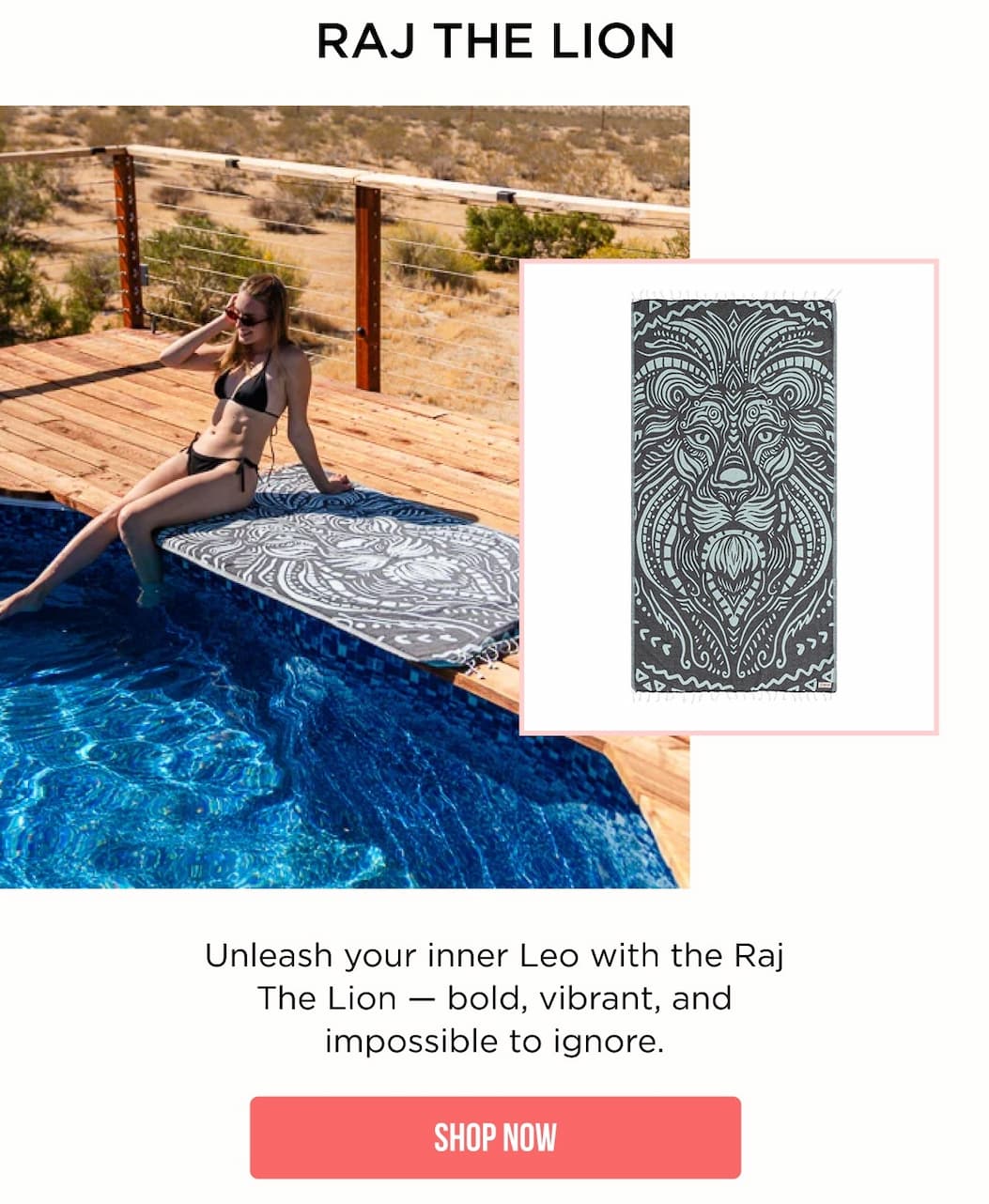 RAJ THE LION Unleash your inner Leo with the Raj The Lion — bold, vibrant, and impossible to ignore. [[SHOP NOW]]