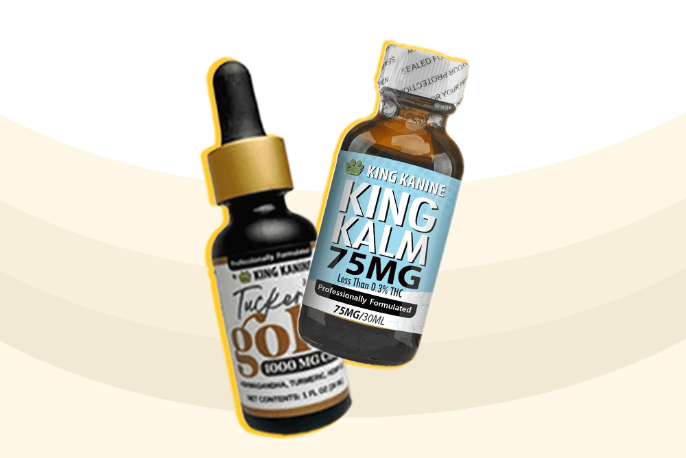 KING KALM 75MG and TUCKER’S GOLD