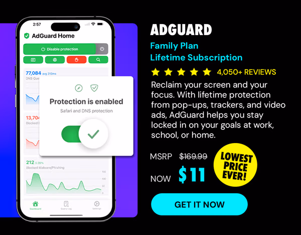 AdGuard Family Plan: Lifetime Subscription