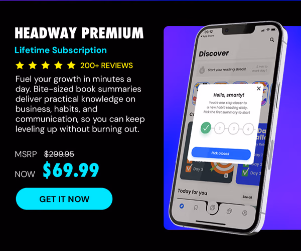Headway Premium: Lifetime Subscription