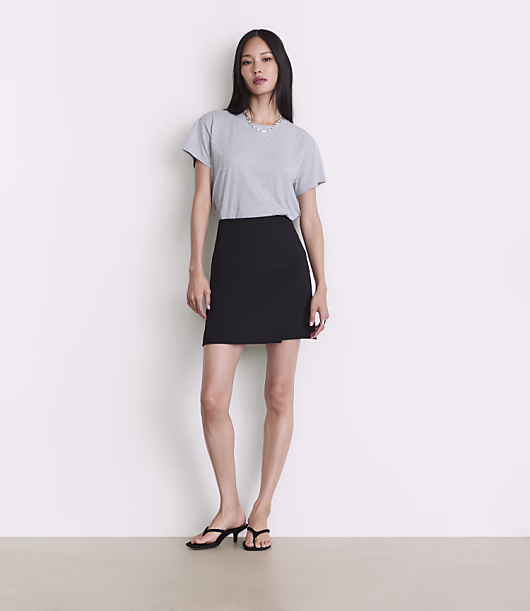 LOFT Versa Relaxed Jersey Crew Tee