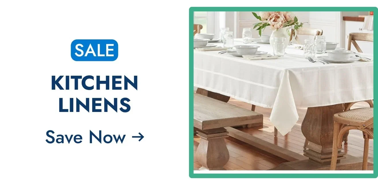 Save on Kitchen Linens