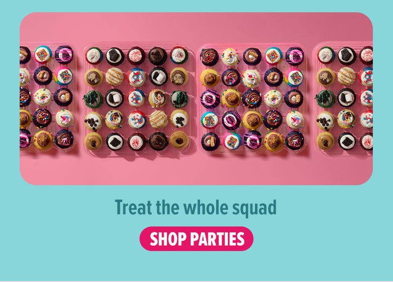 Treat the whole squad! Shop the All the Flavors cupcake 100-Pack now for parties.