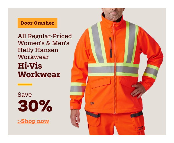 Door Crasher All Regular-Priced Women's + Men's Helly Hansen Workwear Hi-Vis Workwear Save 30%