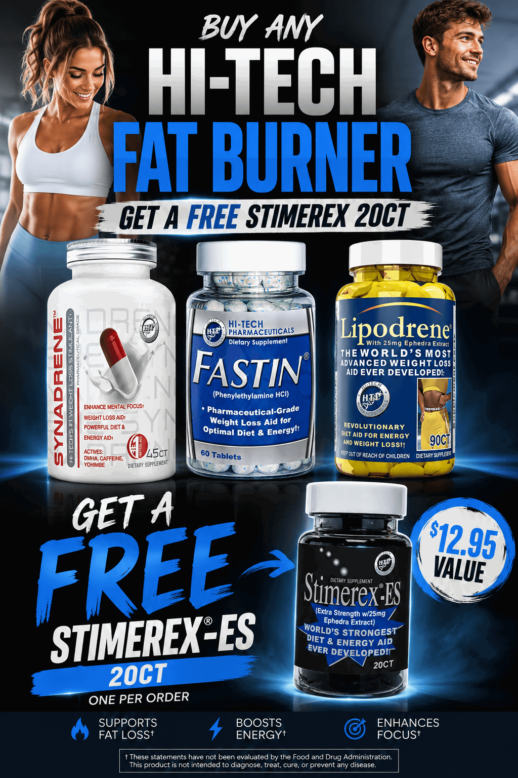 Buy Any Hi-Tech Fat Burner Get Free Stimerex-ES