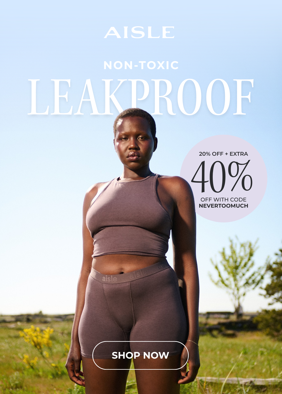 NON-TOXIC LEAKPROOF UNDERWEAR