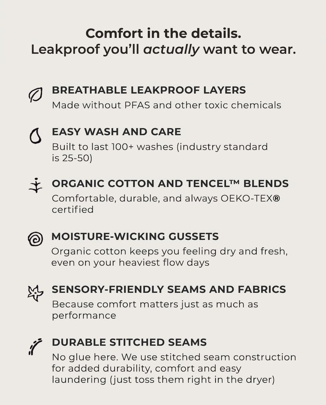 COMFORT IN THE DETAILS