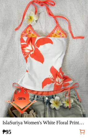 IslaSuriya Women s White Floral...