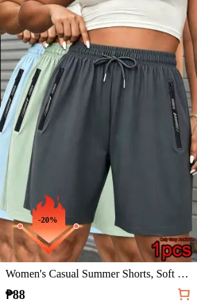 Women s Casual Summer Shorts Soft...