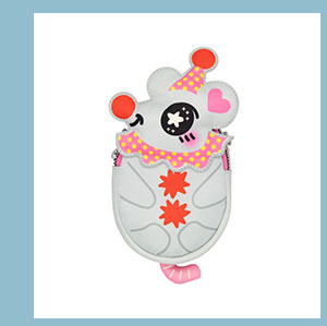 Whatever! Makes You Happy So Lazo Party Rat Charm Crossbody Bag