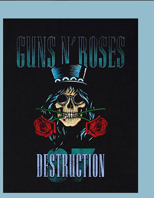 Guns N' Roses Black Destruction T-Shirt