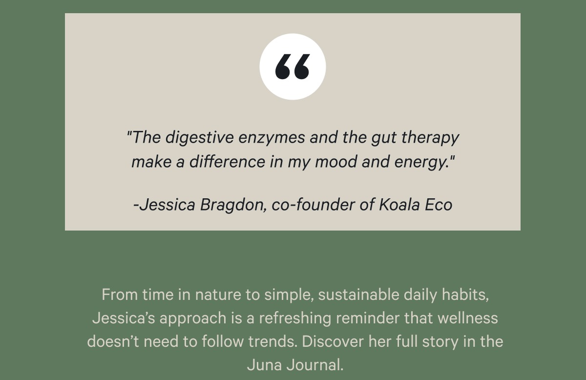 the digestive enzymes and gut therapy make a difference in my mood and energy