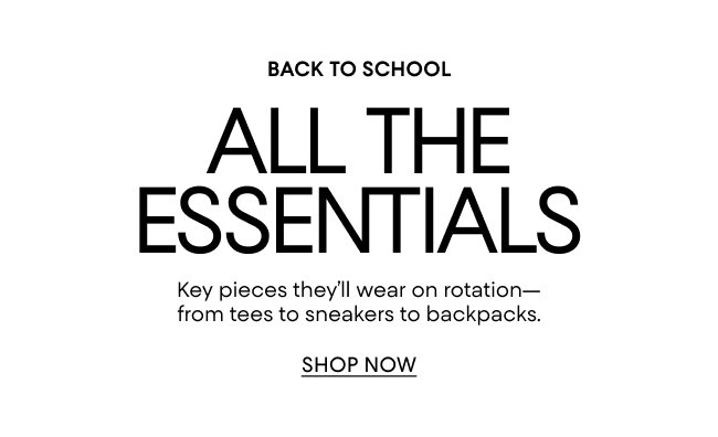 Back to School Essentials