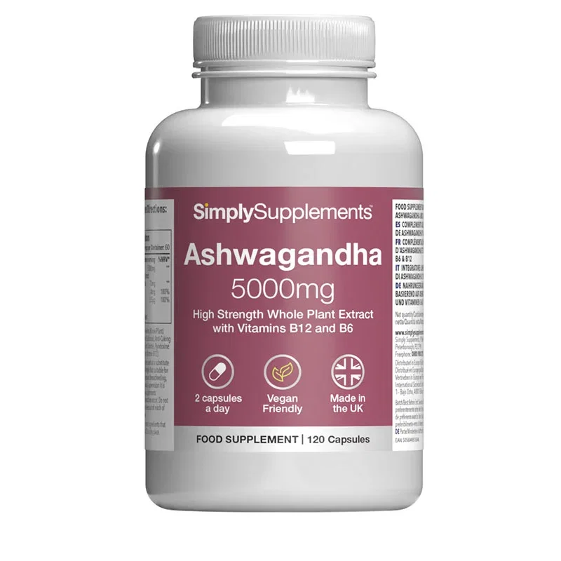 Image of Ashwagandha Extract Capsules 5000mg