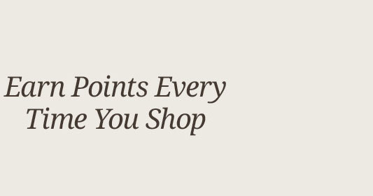 Earn Points Every Time You Shop