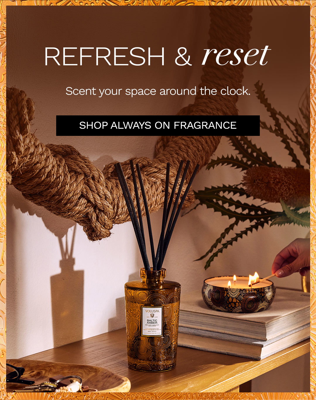 Scent your space around the clock.