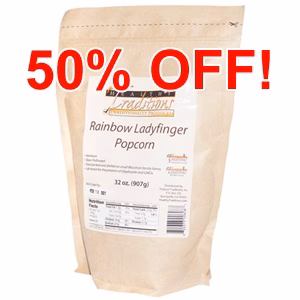 Image of GMO-tested Lady Finger Popcorn - 2lb. bag