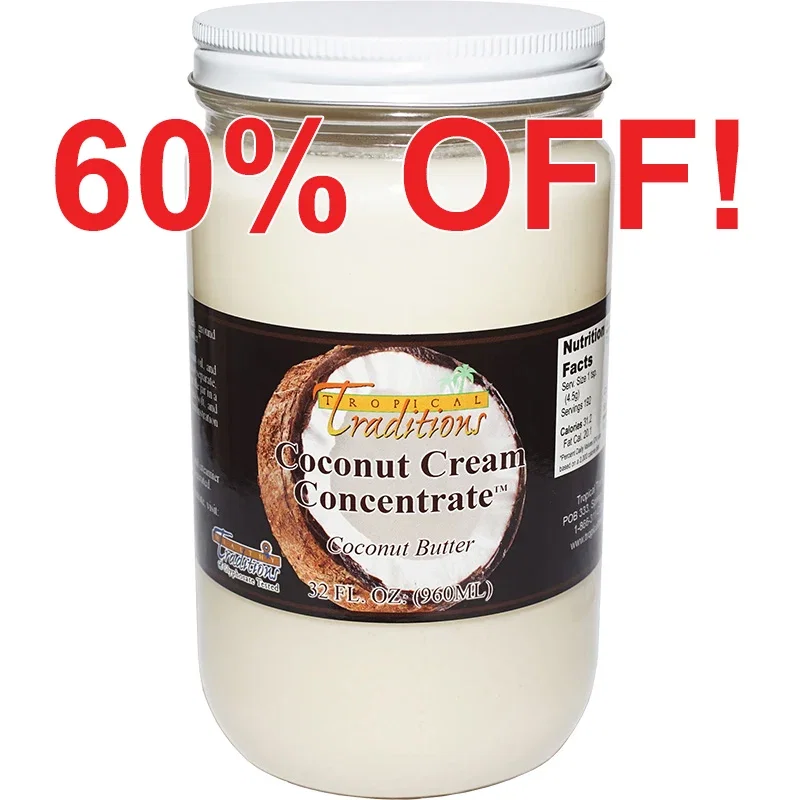 Image of Coconut Cream Concentrate - 1 Quart (32 oz)