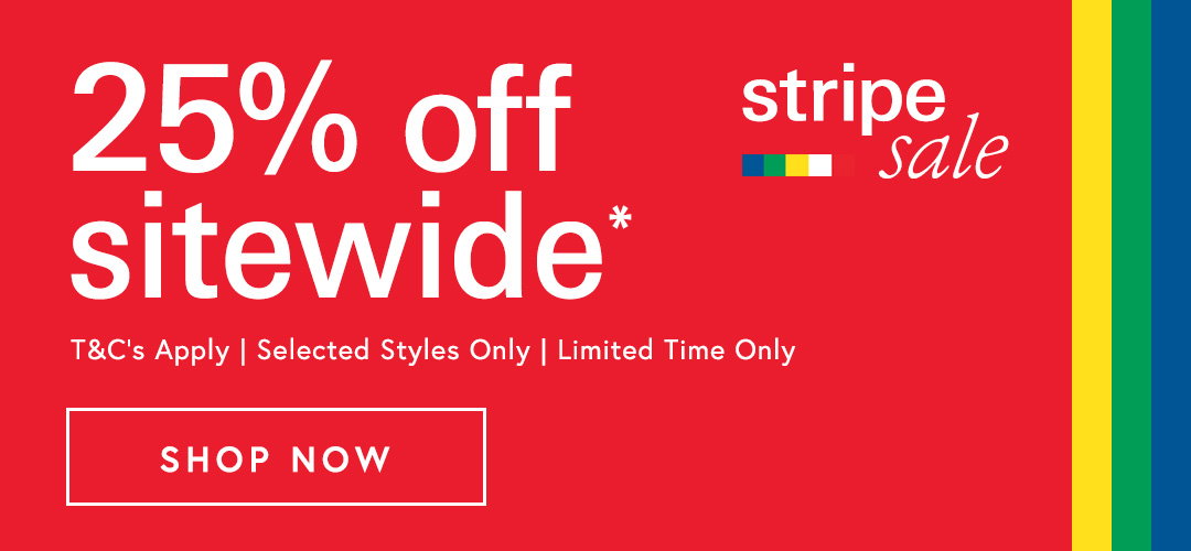 Shop 25% off sitewide*
