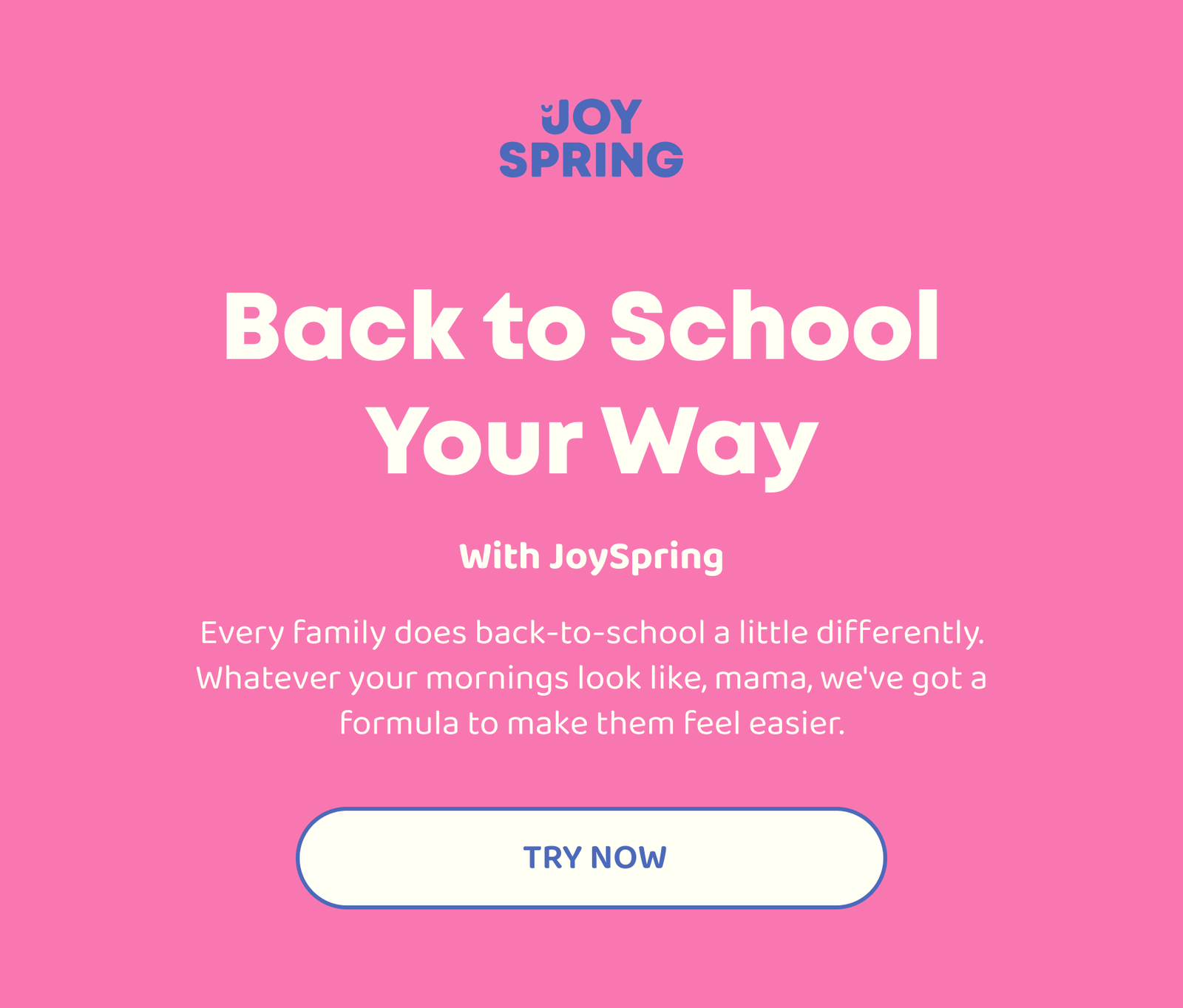 Back to School Your Way