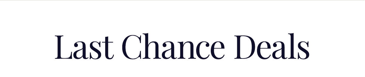Last Chance Deals