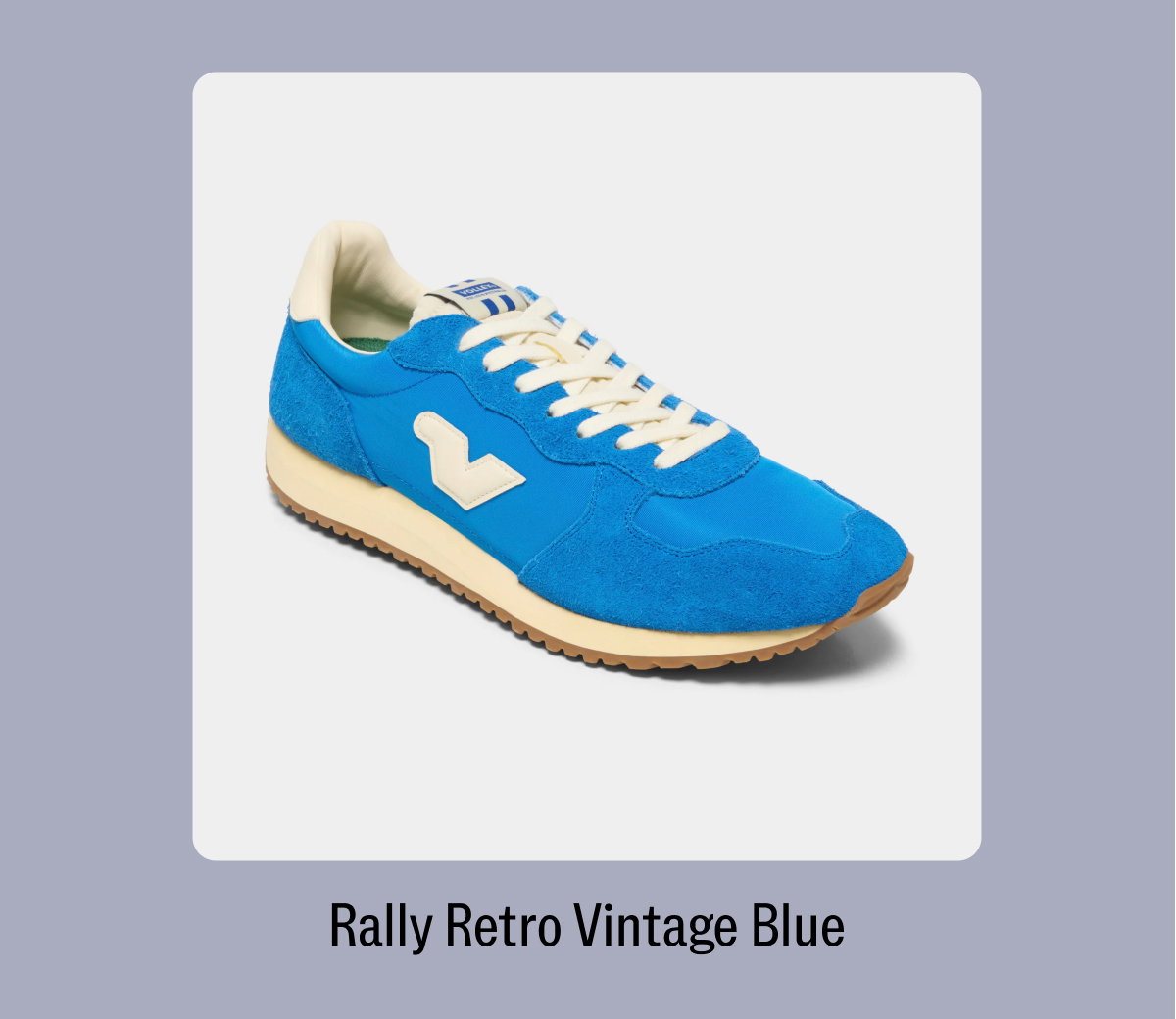 rally retro vintage blue