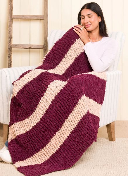 Free Knit Brioche Blanket Pattern