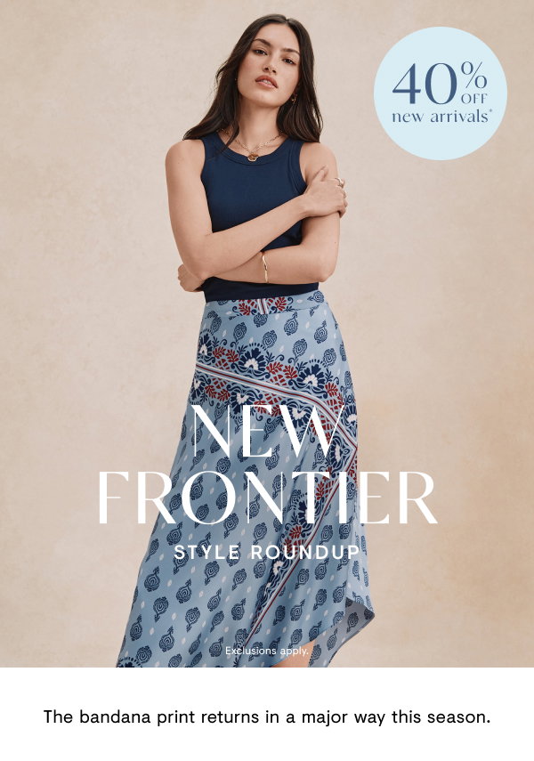 40 off new arrivals