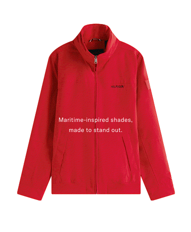 Maritime-inspired shades, made to stand out.  