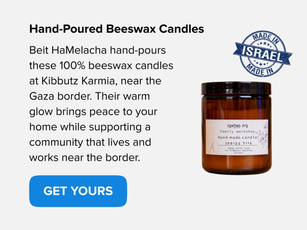Hand-Poured Beeswax Candles