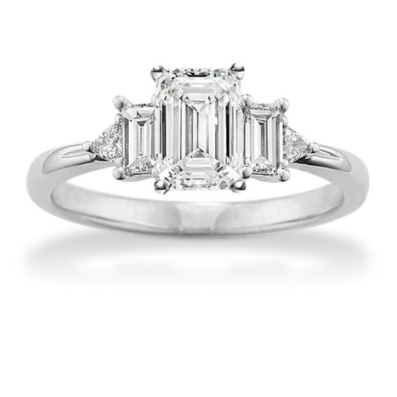 Image of Paris Three-Stone Engagement Ring