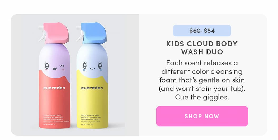 Kids Cloud Body Wash Duo
