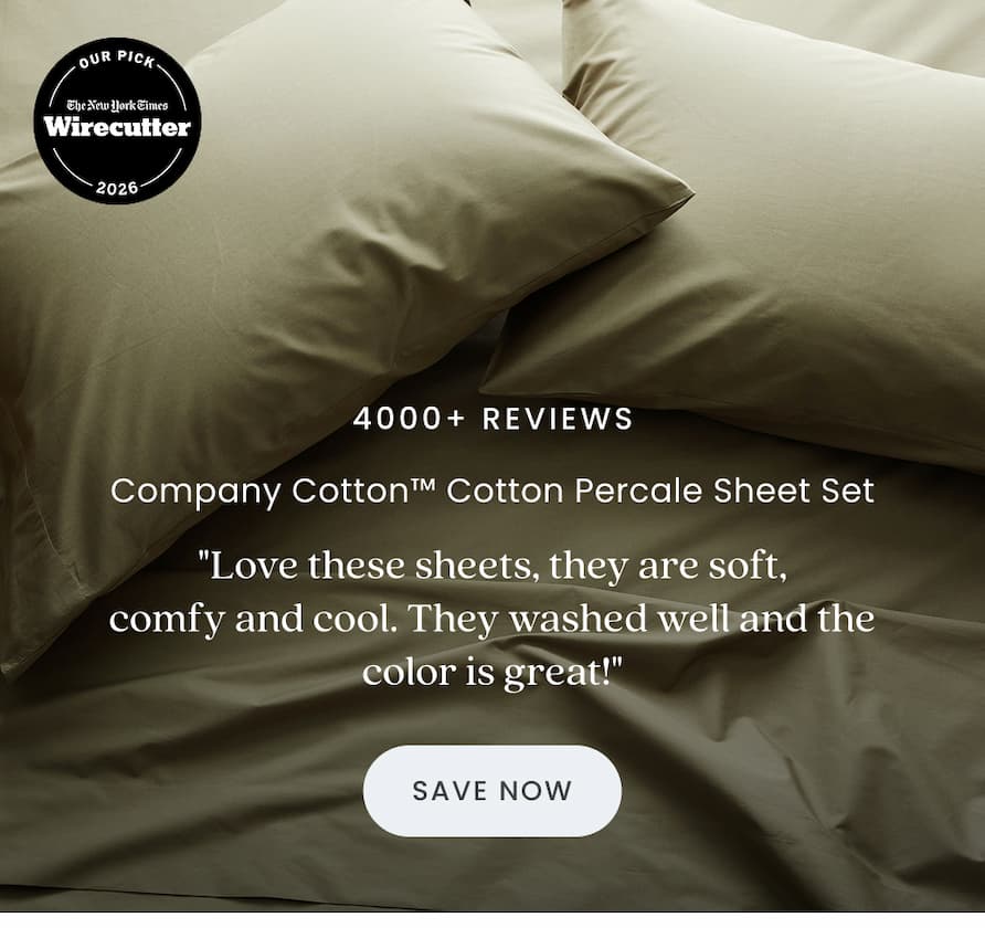 Classic Cool Cotton Percale Sheets