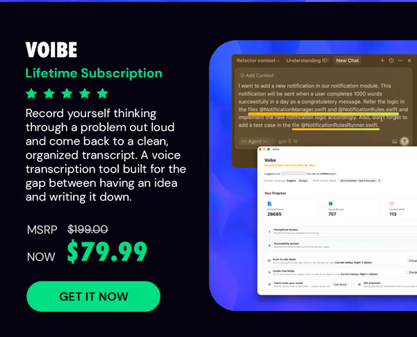 Voibe Lifetime Subscription