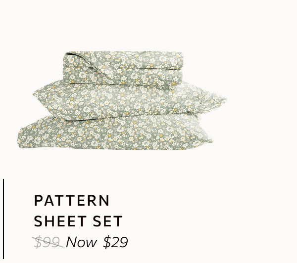 Pattern deep pocket sheet sets.