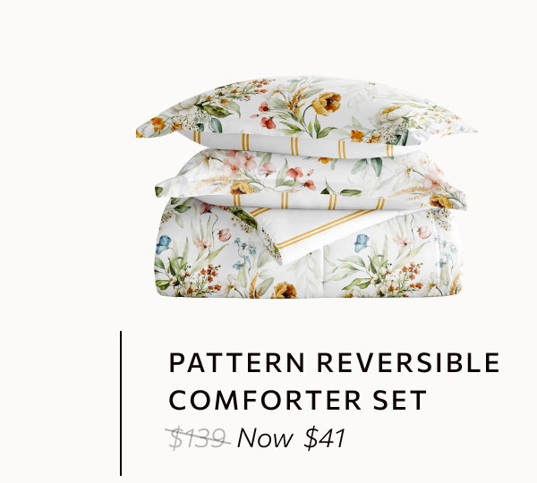 All-season reversible comforter sets.