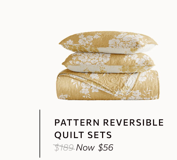 All-season pattern quilted coverlet sets.