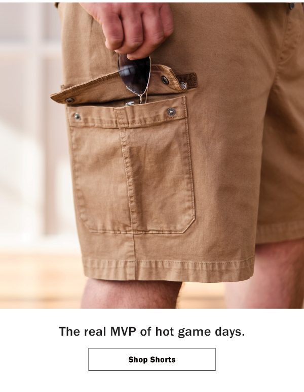 The real MVP of hot game days. Shop Shorts
