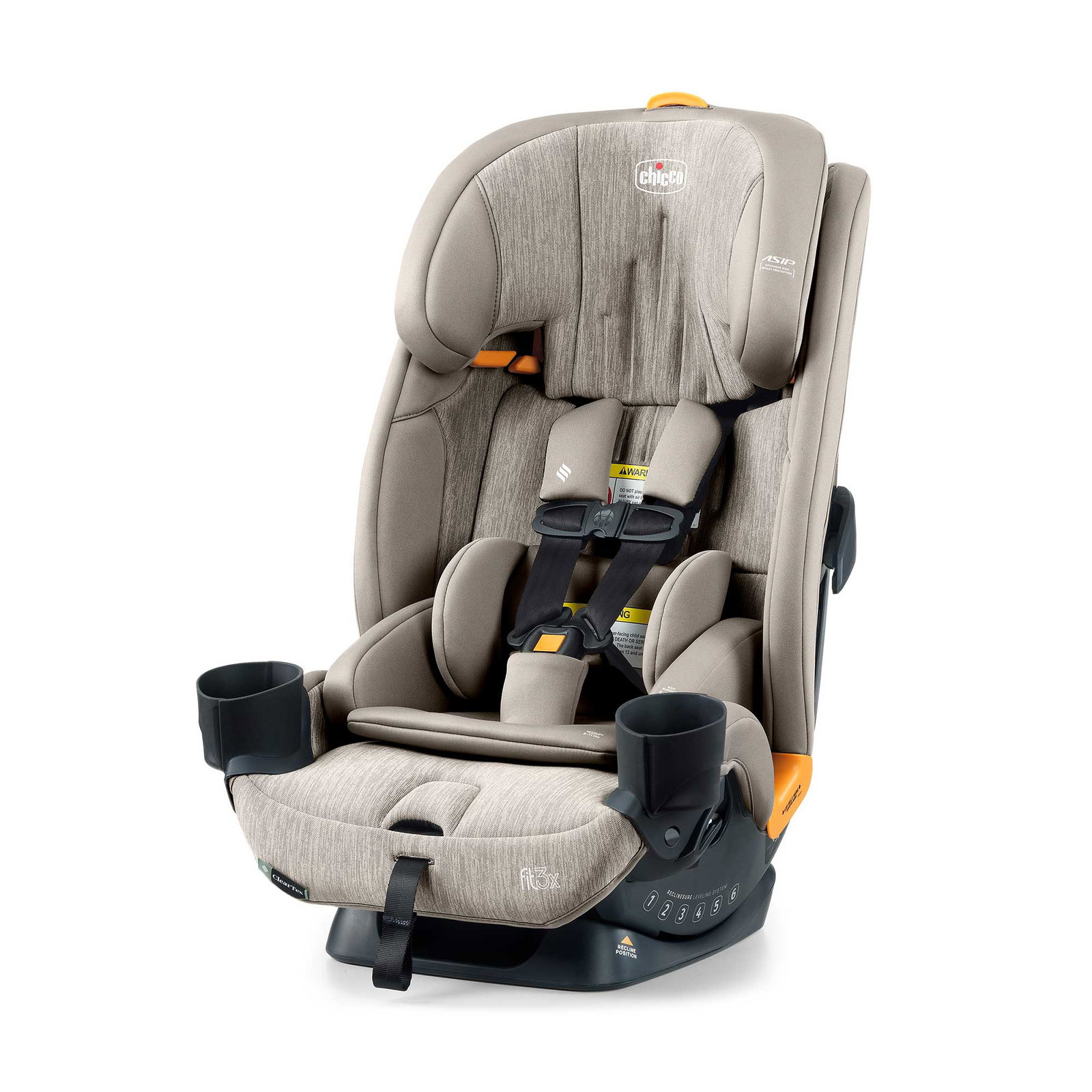 Image of Fit3x ClearTex Ultra-Slim All-in-One Car Seat - Oat